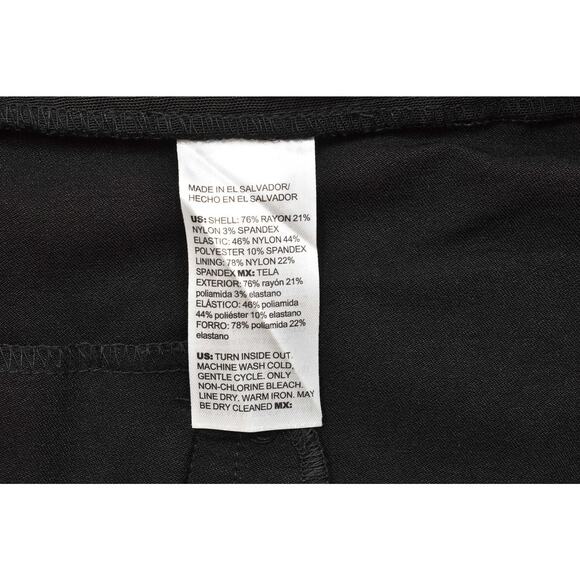 NEW Chico's So Slimming 180 Juliet Wide Leg Crop Pants Black Size 16 NWT - Picture 8 of 8